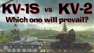 WOT Blitz Face Off || KV-2 vs KV-1S