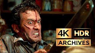 Evil Dead 2 [ 4K - HDR ] - Linda's Head - Jump Scare Scene (1987)