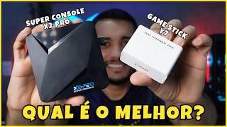 Duelo dos MELHORES: GAME STICK Y7 vs SUPER CONSOLE X2 PRO. A verdade CHOCANTE revelada!