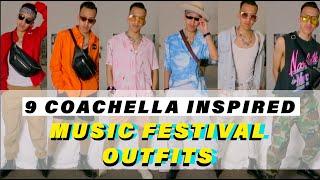 9 Coachella Music Festival Outfit Inspiration | Men's Fashion 2019 | Dopensteez