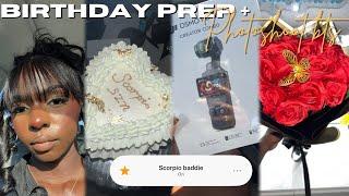 24th Birthday Prep Vlog|| photoshoot bts, hair, makeup, new camera & More