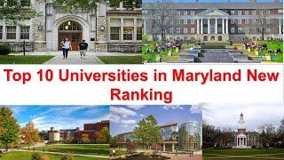 Top 10 Universities in Maryland, USA New Ranking | University of Maryland Baltimore