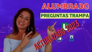 10 Preguntas TRAMPA sobre ALUMBRADO  EXAMEN DGT