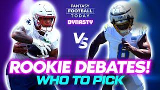 Rookie Debates! Henderson vs Hampton, Burden Vs Golden + More (FFT Dynasty)