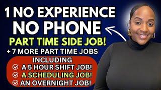  PART TIME! 1 NO EXPERIENCE, NO PHONE SIDE JOB! WEEKLY PAY! + MORE WORK FROM HOME JOBS 2025