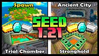 A MELHOR SEED PARA JOGAR NA ATUALIZAÇÃO 1.21 DO MINECRAFT (MCPE, Xbox, Playstation, PC)