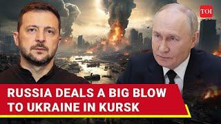 Big Blow To Ukraine: Zelensky's Troops Lose 40% Of Territory In Kursk As Russia Fights Back | Watch