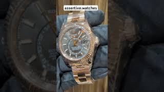 #rolexwatch #rosegoldwatch #skydweller #luxurywatches #swissmade #luxurytimepiece #watches #brandnew