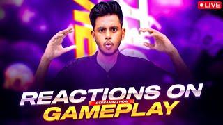 Reactions on your Gameplay||Free Fire Facecam live Stream Telugu️| |#chandangaming