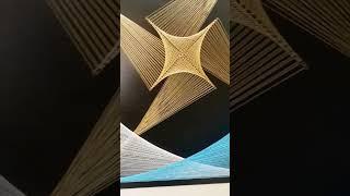 Golden wing String Art