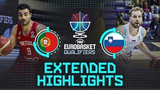 Portugal  vs Slovenia  | Extended Highlights | FIBA EuroBasket 2025 Qualifiers