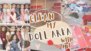 Clean my American Girl Doll Area with Me! | Adult Collector