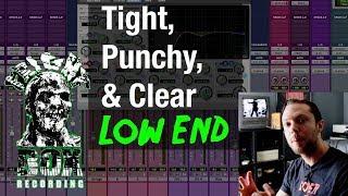 3 Tips For A Tight, Punchy And Clear Low End - Metal Mixing Tips