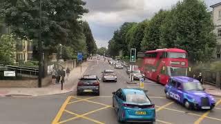 London Bus Ride - Bus Rout 29 from Holloway Road to Camden Town Station / London Bus Tour (4K HDR)