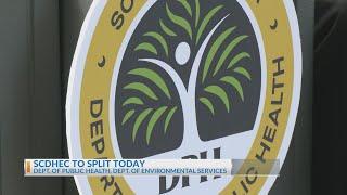 DHEC split into Dept. of Public Health and Dept. of Environmental Services