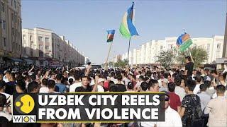 Protests in Uzbekistan's Karakalpakstan province | India backs Uzbek govt after unrest | WION