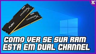 COMO SABER SE SUA MEMÓRIA ESTÁ EM DUAL CHANNEL E COMO ATIVAR O DUAL CHANNEL NO SEU PC