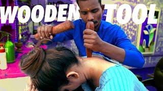 ASMR Back Massage with Wooden Tools – Intense Tingles & Muscle Relief