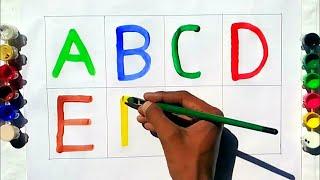 Abcd, A for Apple B for Ball C for Cat | ABC learning for toddlers