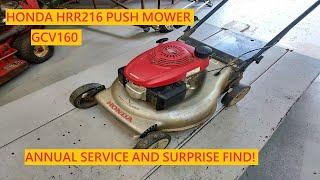 Honda HRR216 Push Mower | Annual Service!