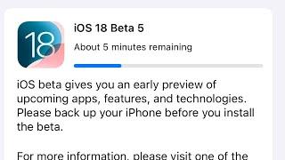 iOS 18 beta 5 is OUT - will Siri 2.0 animation work on iPhone 12 mini ??