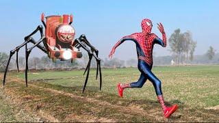 Homem Aranha e a História do Trem Aranha  (Histórias de SUPER HERÓIS )