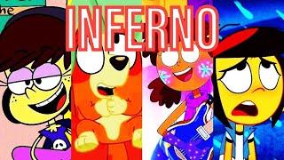 The Loud House, Bluey, Amphibia & The Ghost and Molly McGee - Inferno