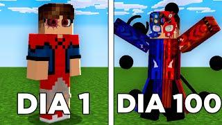 SOBREVIVI 100 DIAS no MINECRAFT NARUTO STORM!