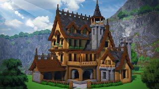 Minecraft: How To Build A Medieval Mansion | Tutorial