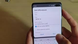 Samsung Galaxy S10 / S10+: How to Add a VPN Connection