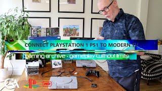 3 Ways To Connect PlayStation 1 PS1 To a Modern TV  Smart TV How To Connect Playstation 1 To TV