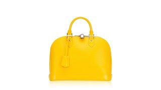 Louis Vuitton Epi Alma PM Tassil Yellow