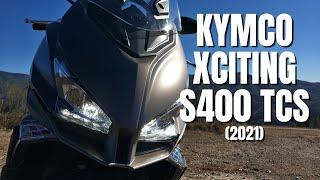 Kymco XCiting S400 TCS (2021) | Probefahrt, Walkaround, Soundcheck, 0 auf 100 km/h (DEUTSCH)