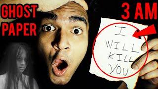 Ghost Paper At 3 AM Challenge  | Ankur Kashyap Vlogs