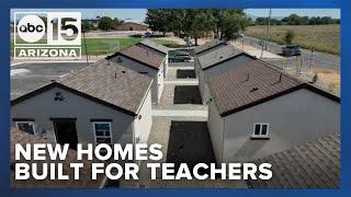 Arizona school district unveils new homes built for teachers