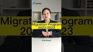 Migration program 2022-2023