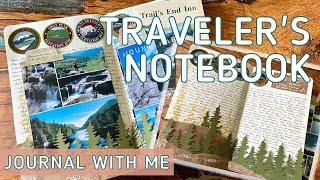 Journal With Me | Scrapbook Journaling in a Traveler's Notebook