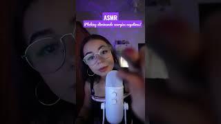 ASMR VISUAL PLUCKING elimino tus malas vibras/energías negativas |#shortasmr | #asmrshorts |Pandasmr