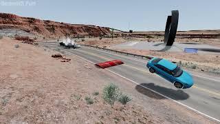 Cars vs Massive Speed Bump | BeamNG Drive Live Stream #334 | BeamNG Fun ||