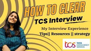 How To Clear TCS Interview | My Interview Experience| How to Ace any Interview #tcs #tcs_interview