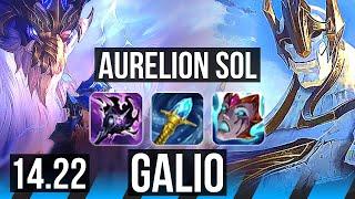 AURELION SOL vs GALIO (MID) | NA Master | 14.22