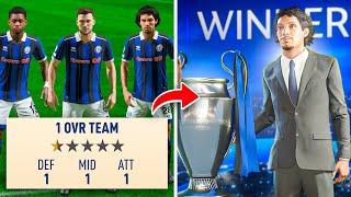 1 OVERALL Team to UCL Trophy...