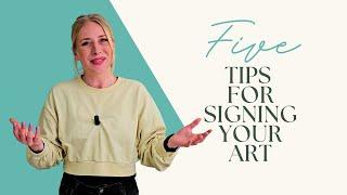 SIGNING Like a Pro! 5 Essential Tips for Artists