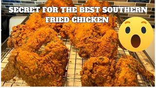 The Secret To The Best Southern Fried Chicken You'll Ever Need!!  #chicken #easyrecipe