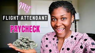 How much I EARN as FLIGHT ATTENDANT | Flight Attendant PAY Breakdown | Real life of Flight Attendant