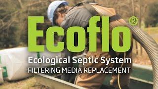 Ecoflo septic system filtering medium renewal