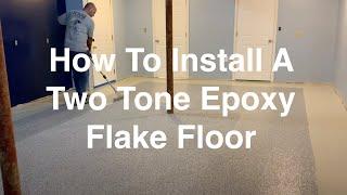 Lifetime Waterproof Basement Epoxy Floor Installation