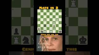 Only Geniuses Can Solve This! Checkmate in 2 Moves ️#chess #lichesstitledarena #games #puzzle
