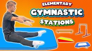 Fun gymnastics stations