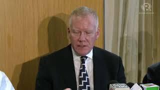 WATCH: Int'l Seabed Authority Secretary General Michael Lodge holds a press conference in Manila